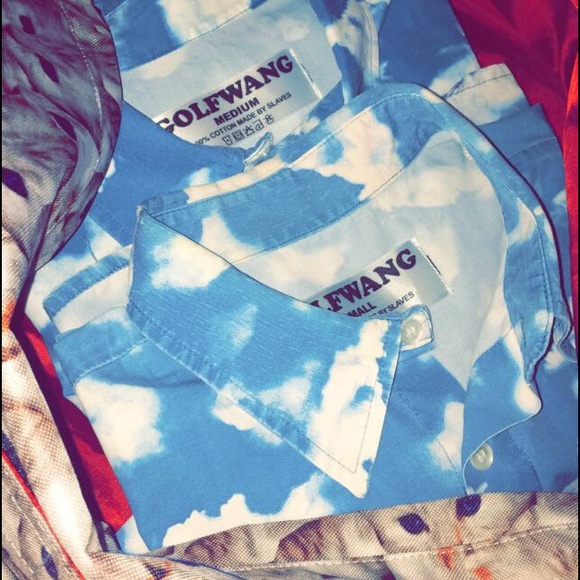 odd future cloud button up