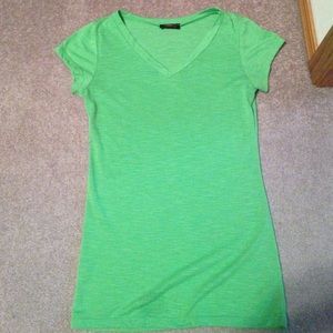 Lime green v-neck