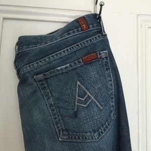7 For All Mankind bootcut jeans, size 34