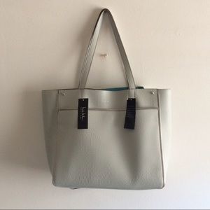 Light blue Nicole Miller shoulder bag/tote
