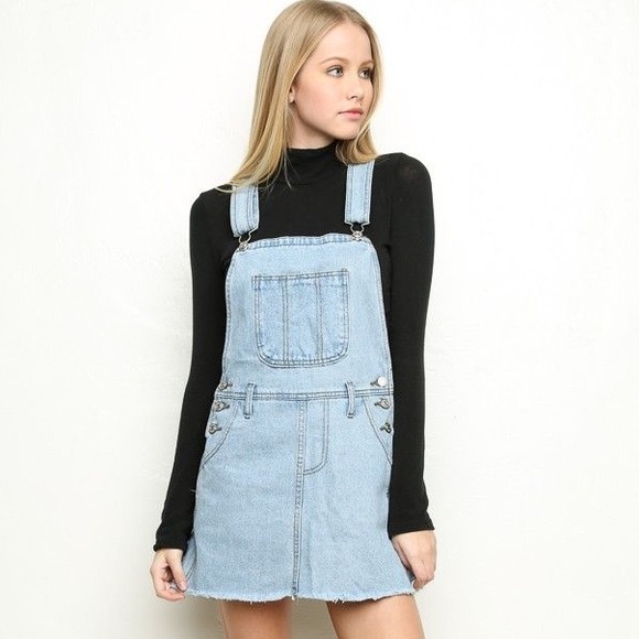 Brandy Melville Denim Overall Dress