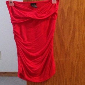 Red tubetop