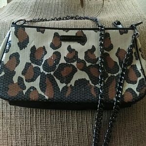 Betsey Johnson leopard purse