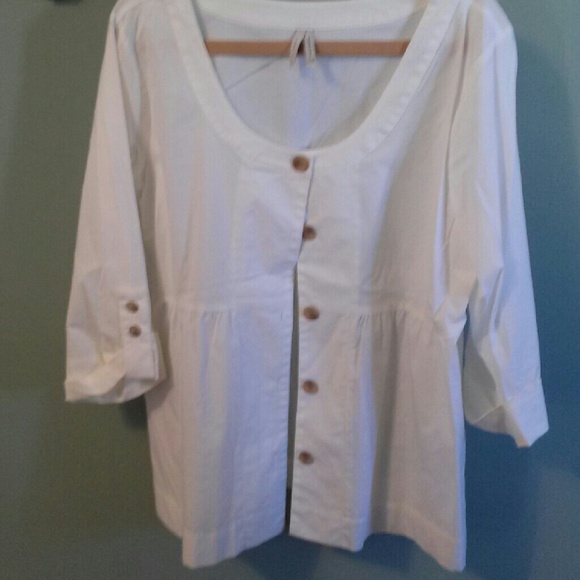 White cotton jacket