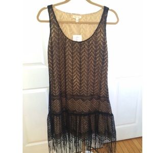 Urban outfitters Silence + noise  fringe dress