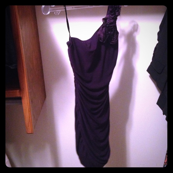 Plum colored dress