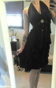 Black formal dress