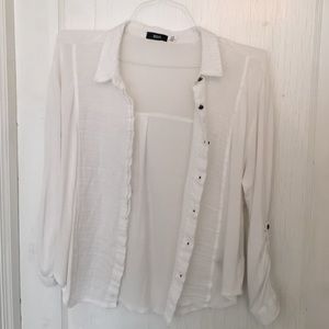 White button up top from UO