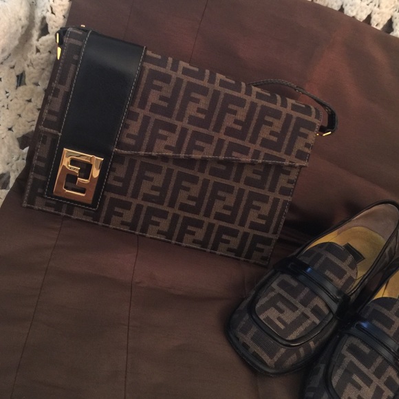 FENDI Handbags - Fendi zucca  cross body