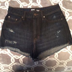 BDG High Rise Cheeky Jean Shorts