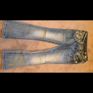 Miss Me jeans size 24 Boot Cut very slightly worn