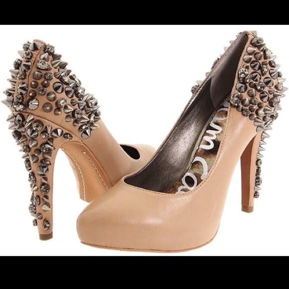 Sam Edelman Studded Nude Heels