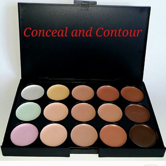 15 color conceal and contour palette✨