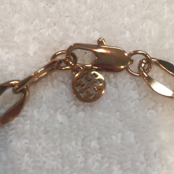 Tory Burch Pentier Multi Flower Necklace in Blue - Picture 3 of 4