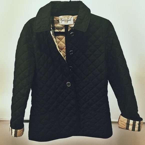 Burberry Brit Women's M Black Quilted Jacket