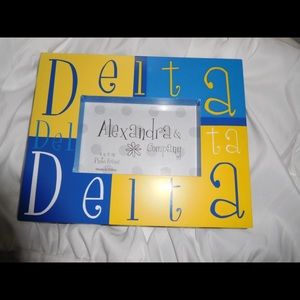Tri Delta picture frame