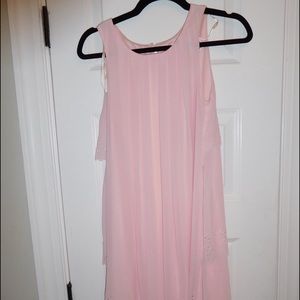 Pink dress with fun back
