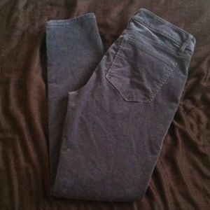Loft Ann Taylor grey modern Skinny Cord jeans Sz 4