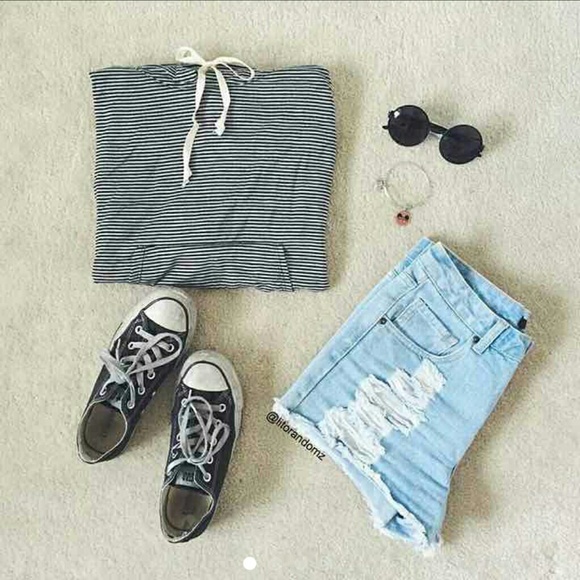 Striped Hoodie