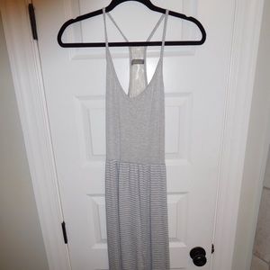 Striped maxi dress