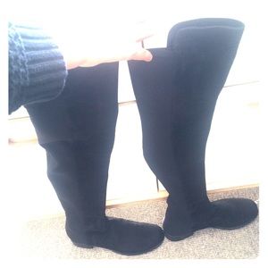 Like New Stuart Weitzman Suede 50/50 Boot