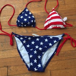 American flag bikini