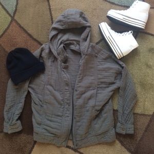 UO Oversized Olive Jacket