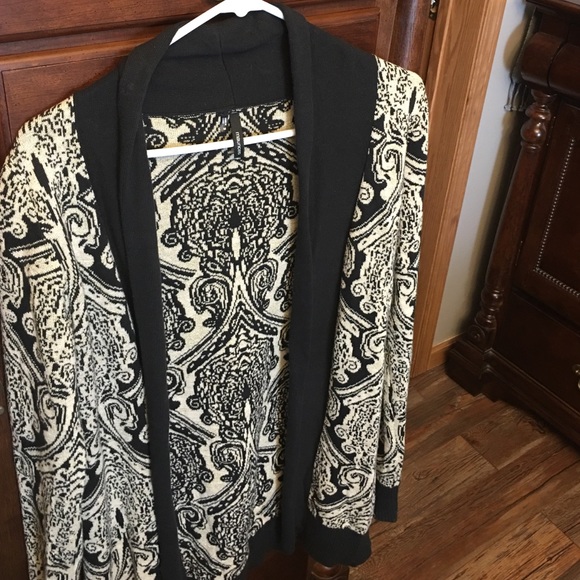 Black and gold sweater