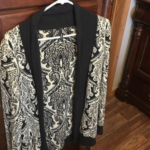 Black and gold sweater