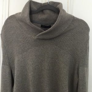 Men's Banana Republic gray shawl sweater (M)