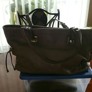 REDUCED/Calvin Klein Gray leather purse