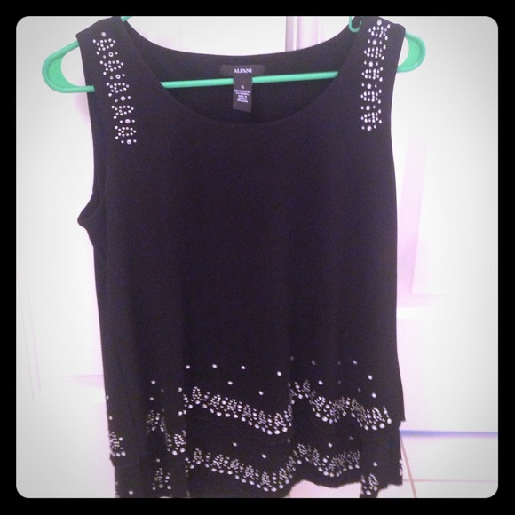 Black sparkly Tank