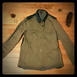 Forever21 military shirt