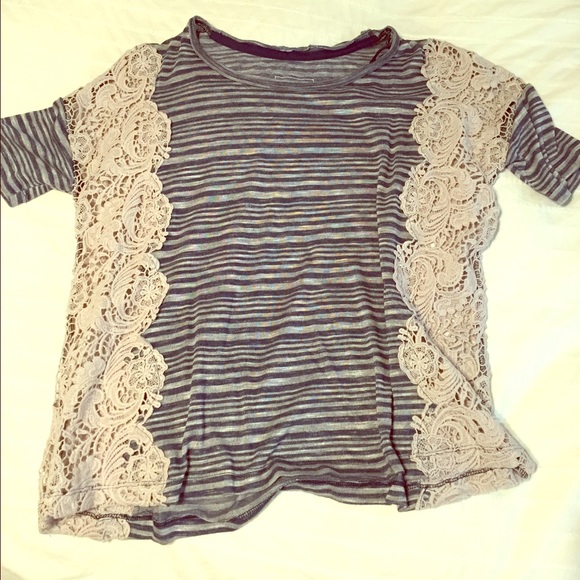 Free people crochet shirt