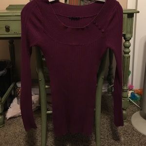 Comfortable purple long sleeve!