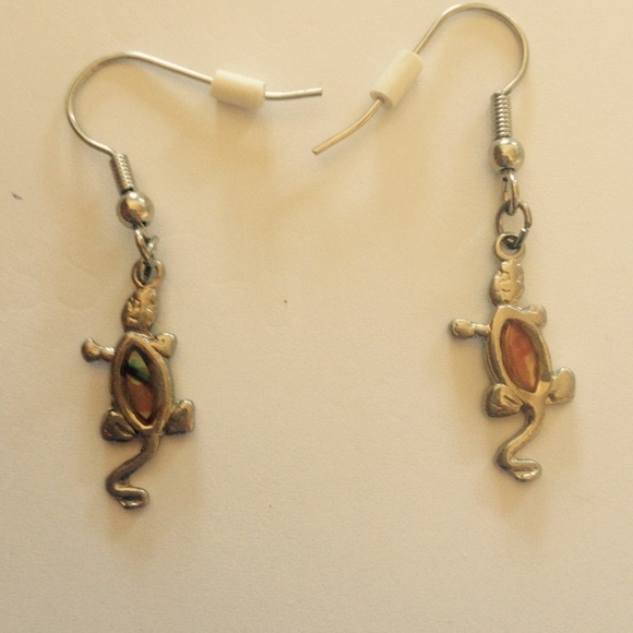 Small Lizard Earrings