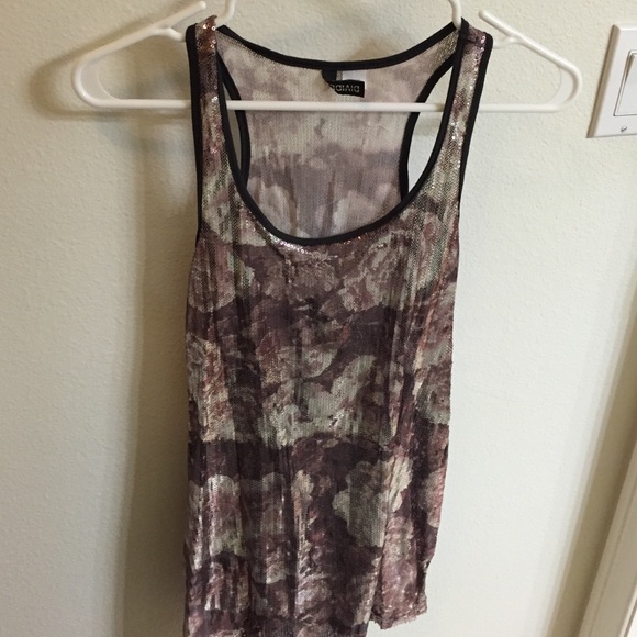 Long racer back top