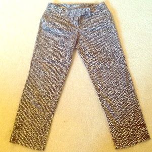 Cropped Navy Pants