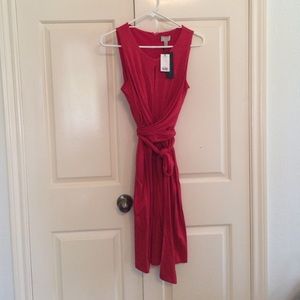 Issa for BR Red wrap dress