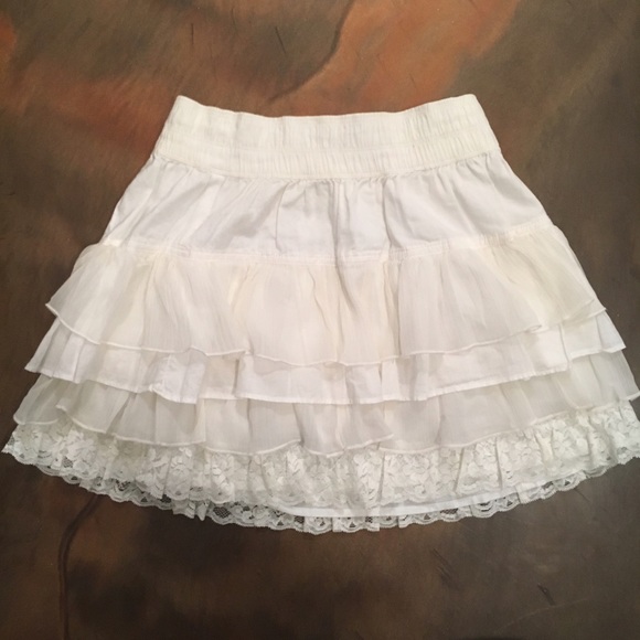 White Lace Skirt