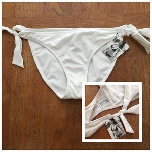 White Victoria's Secret bikini bottoms