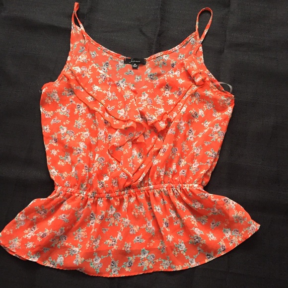 Flora Ruffle Peplum Top