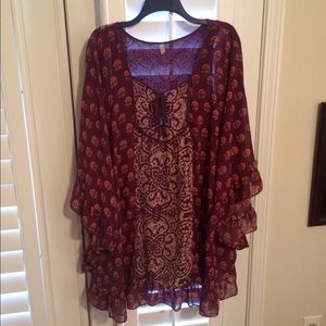 Free People Printed Dress