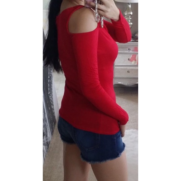 🚫GONE🚫 Neck Cold Off Shoulder Top Shirt Blouse - Picture 3 of 3