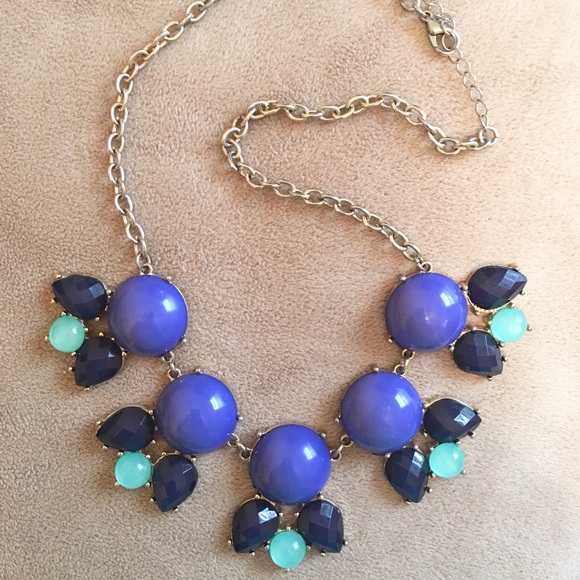 💗Blue and Green Statement Necklace💗