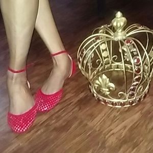 Red dress flat that I wore once to a special occas