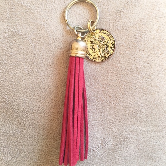💗Red Keychain Tassel💗
