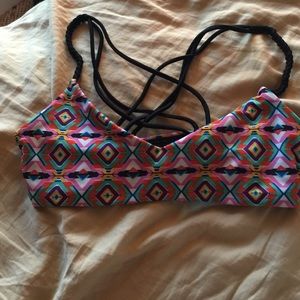 Strappy back bikini top