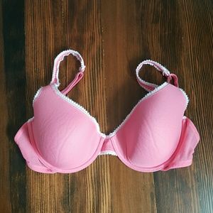 Pink bra