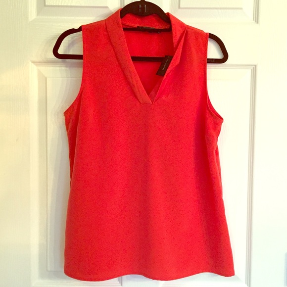 NWT The Limited Red Orange Top Size M